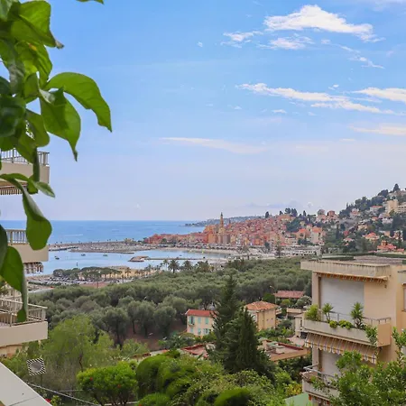 « La Grande Residence » Vue Mer, Piscine Menton Exterior foto